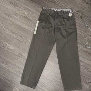 Gap Khakis Pants Mens 31x30 Brown Cotton Classic Fit Slash Pockets Casual NWT